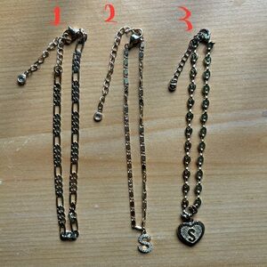 3 anklets